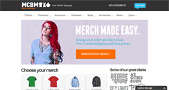 Desktop Screenshot of mycustombandmerch.com